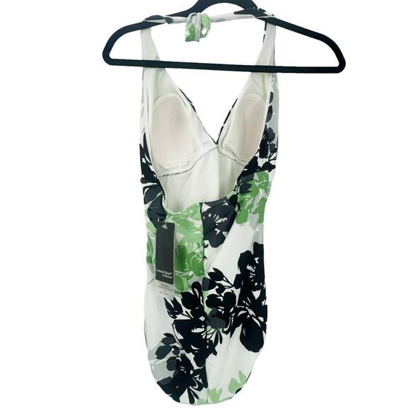 MagicSuit by MiracleSuit Halter One Piece Floral Swimsuit Size 10 NWT - Picture 3 of 10